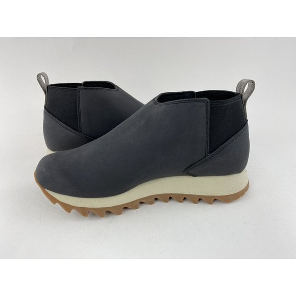 Merrell Alpine Chelsea Woman's Boots Black White Boot Slip On Faux Leather - Picture 12 of 12